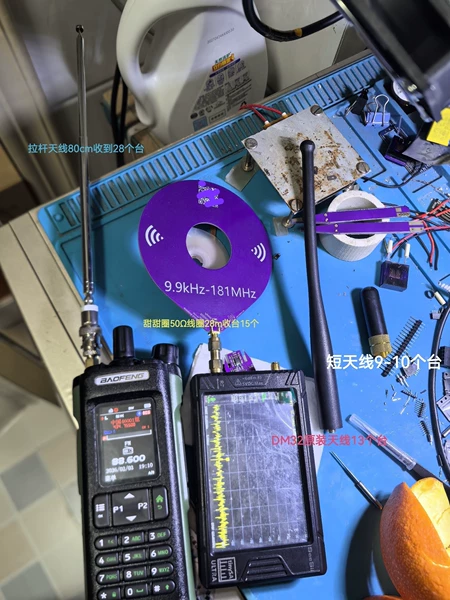 紫色甜甜圈天线,9.9KHz-181MHz宽频,长波LW/中